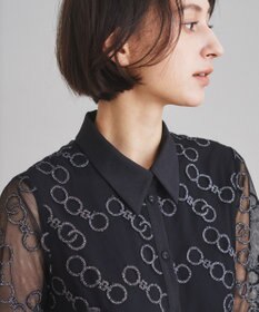 レース切替コード刺繍ワンピース / GRACE CONTINENTAL | GRACE