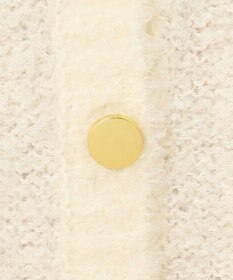 GRACE CONTINENTAL ツイーディーリボンヤーンカーディガン