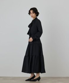 GRACE CONTINENTAL ボウタイティアードワンピース