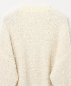 GRACE CONTINENTAL ツイーディーリボンヤーンカーディガン