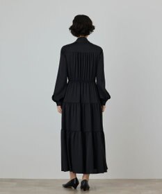 GRACE CONTINENTAL ボウタイティアードワンピース