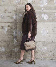 GRACE CONTINENTAL 【LOU ANDREA】フェイクショートコート