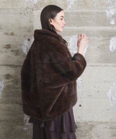 GRACE CONTINENTAL 【LOU ANDREA】フェイクショートコート