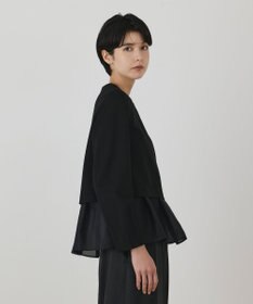 GRACE CONTINENTAL シアーフレアカットトップ