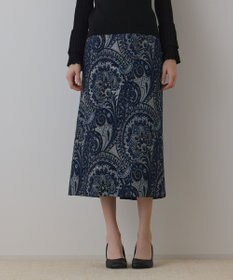 GRACE CONTINENTAL ラメペイズリージャガードスカート