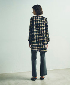 GRACE CONTINENTAL フェザーチェックツイードコート