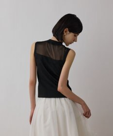 GRACE CONTINENTAL シアーグロスニットトップ
