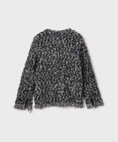 GRACE CONTINENTAL ツイーディーニットジャケット