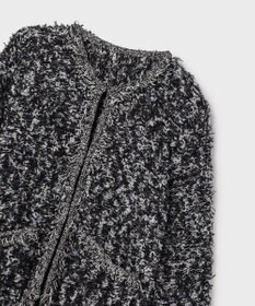 GRACE CONTINENTAL ツイーディーニットジャケット