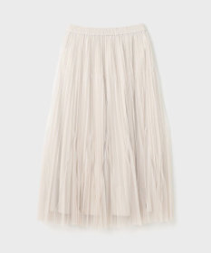 GRACE CONTINENTAL チュールマチプリーツスカート