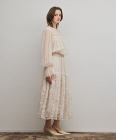 GRACE CONTINENTAL チュールタイブラウス