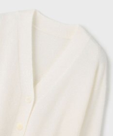 GRACE CONTINENTAL フィルムヤーンニットカーディガン