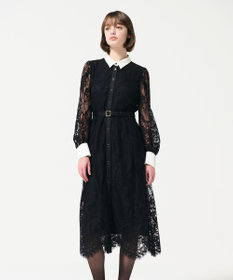 GRACE CONTINENTAL コードレースシャツドレス