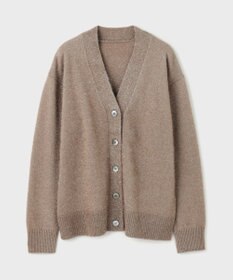 GRACE CONTINENTAL フィルムヤーンニットカーディガン