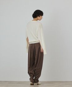 GRACE CONTINENTAL ウールスリットニットトップ