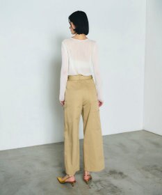 GRACE CONTINENTAL アシンメトリーワークパンツ