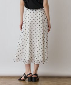 GRACE CONTINENTAL ドットオパールスカート
