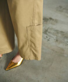 GRACE CONTINENTAL アシンメトリーワークパンツ