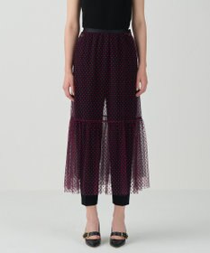 GRACE CONTINENTAL フロッキーチュールスカート