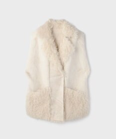 GRACE CONTINENTAL 【LOU ANDREA】フェイクポケットジレ