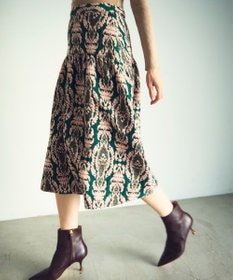 GRACE CONTINENTAL オーナメントジャガードスカート