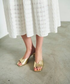 GRACE CONTINENTAL ウェーブニットワンピース