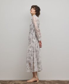 GRACE CONTINENTAL 【オンラインストア・梅田阪急店限定】フラワープリントプリーツワンピース