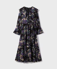 GRACE CONTINENTAL ボタニカルベリープリントワンピース