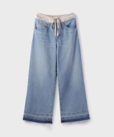 GRACE CONTINENTAL コンビデニムイージーパンツ