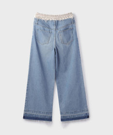 GRACE CONTINENTAL コンビデニムイージーパンツ