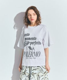 GRACE CONTINENTAL リゾートビーチTシャツ ホワイト