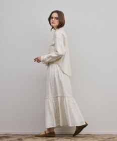 GRACE CONTINENTAL パール釦ピグメントシャツ