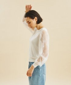 レーススリーブニットトップ / GRACE CONTINENTAL | GRACE