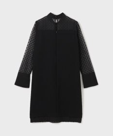 GRACE CONTINENTAL シアージャガード切替ドレス