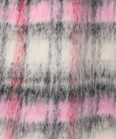 GRACE CONTINENTAL シャギーチェックジャンパースカート