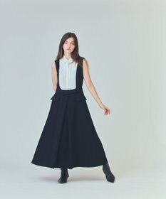 GRACE CONTINENTAL シアータック切替ドレス ブラック