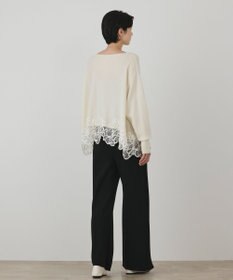 GRACE CONTINENTAL ヘムレースニットトップ