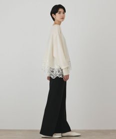 GRACE CONTINENTAL ヘムレースニットトップ