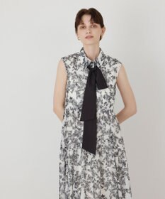 GRACE CONTINENTAL ボタニカルフラワーワンピース