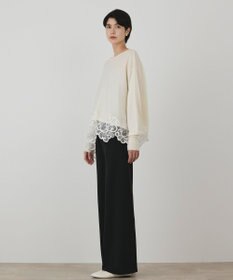 GRACE CONTINENTAL ヘムレースニットトップ