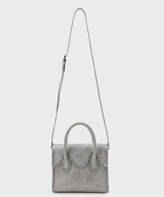 GRACE CONTINENTAL MiniRSHandbag-ga シルバー