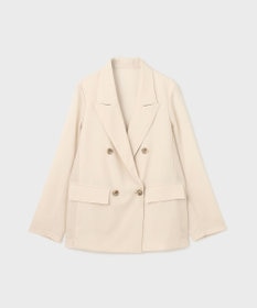 美品！Grace Class ベージュ テーラードジャケット Grace Class ノーカラーツイードジャケット ベージュ系
