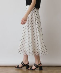 GRACE CONTINENTAL ドットオパールスカート