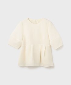 GRACE CONTINENTAL オーガンジージャガードトップ