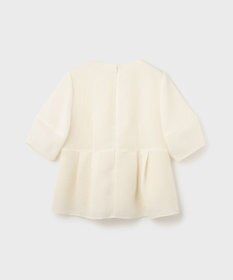 GRACE CONTINENTAL オーガンジージャガードトップ