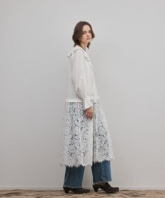 GRACE CONTINENTAL レースコンビフリルカフタンワンピース