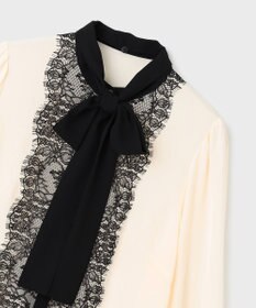 GRACE CONTINENTAL レース付ブラウス