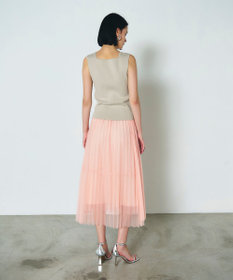 GRACE CONTINENTAL ティアードラップチュールスカート