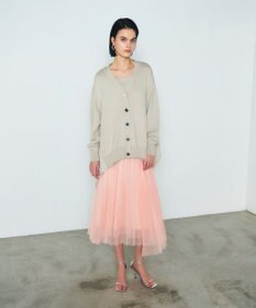 GRACE CONTINENTAL ティアードラップチュールスカート