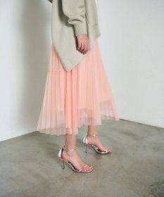 GRACE CONTINENTAL ティアードラップチュールスカート